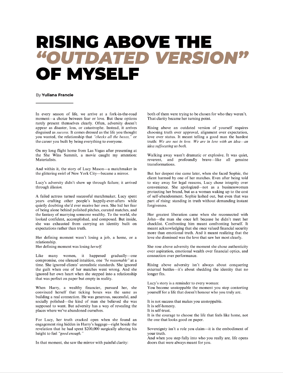 Becoming Unstoppable Woman Page 1